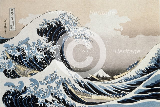 'The Great Wave off the Coast of Kanagawa', c1829-c1831. Artist: Hokusai