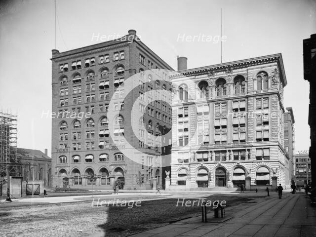 Chamber of Commerce & Society for Savings blgs., ca 1900. Creator: Unknown.
