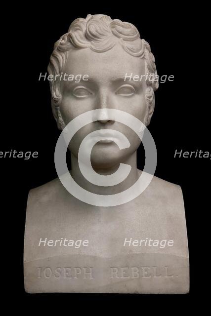 The painter Joseph Rebel, 1834. Creator: Johann Nepomuk Schaller.