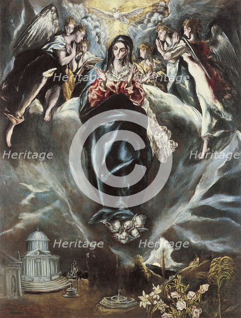 The Immaculate Conception, ca. 1608-1614. Artist: El Greco, Dominico (1541-1614)