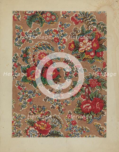 Patchwork Bedspread, c. 1936. Creator: Frances Lichten.