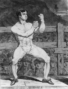 Daniel Mendoza (1764-1836), Jewish boxer. Artist: Unknown