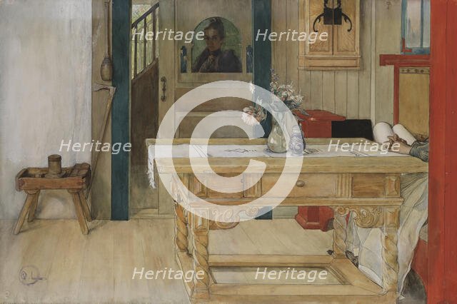 Sunday Rest. Creator: Carl Larsson.