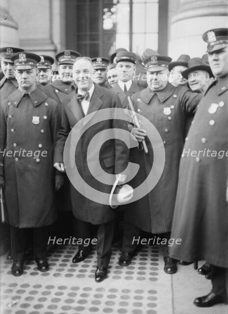 Billy Sunday arrives in N.Y., 1915. Creator: Bain News Service.