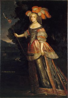 Portrait of Madeleine Fare Le Tellier, Duchess of Aumont (1646-1668), c1660. Creators: Charles Beaubrun, Henri Beaubrun.