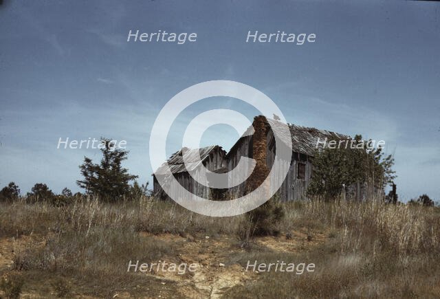 Cabin in Southern U.S., ca. 1940. Creator: Marion Post Wolcott.