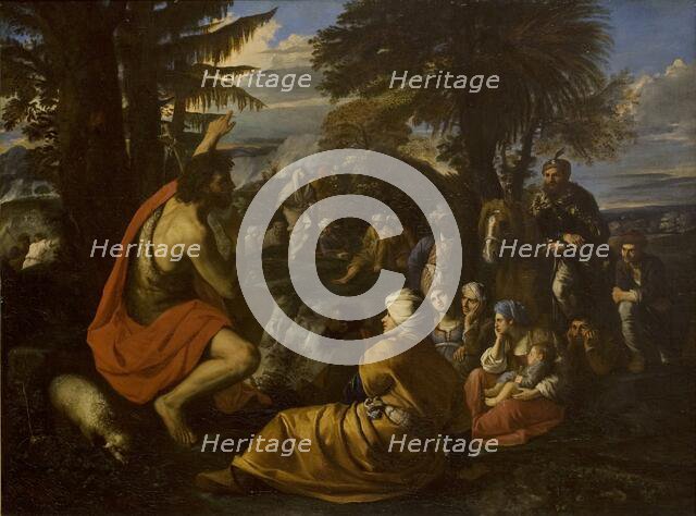 Saint John the Baptist Preaching in the Desert, 1650. Creator: Pier Francesco Mola.