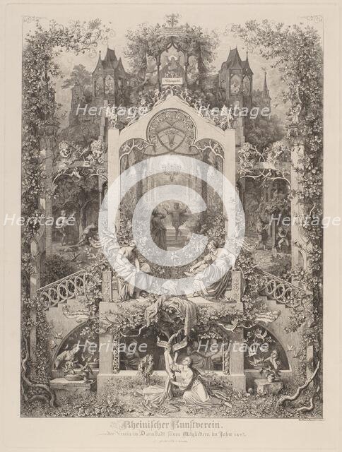 Aschenputtel (Cinderella), 1847. Creator: Eugen Napoleon Neureuther.