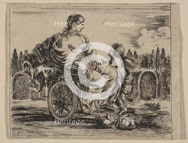 Venus, from 'Game of Mythology' (Jeu de la Mythologie), 1644. Creator: Stefano della Bella.