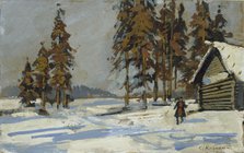 Winter Landscape, early 20th century. Artist: Konstantin Korovin.