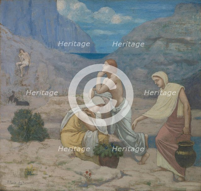 The Shepherd's Song, 1891. Creator: Pierre Puvis de Chavannes.
