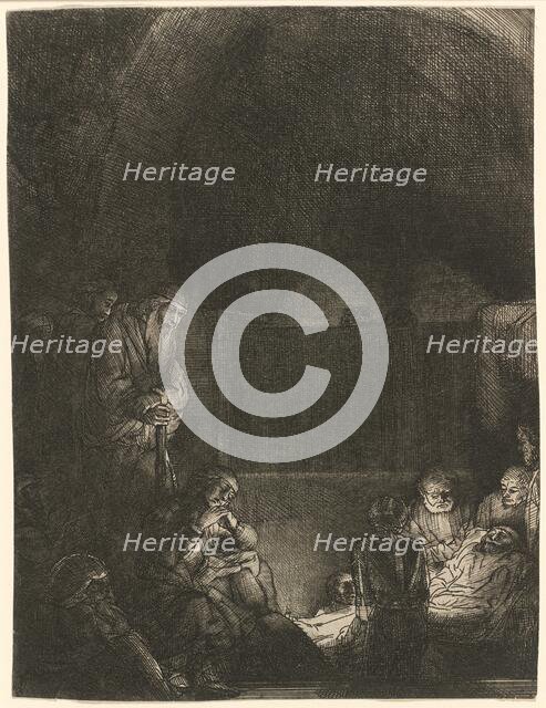 The Entombment, c. 1654. Creator: Rembrandt Harmensz van Rijn.