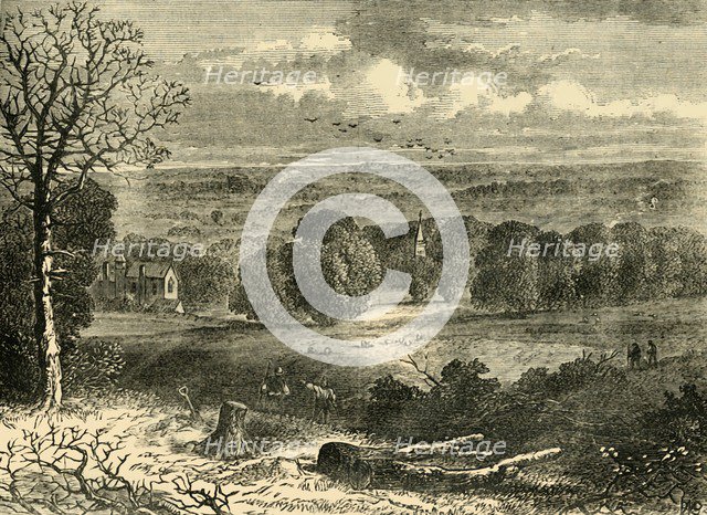 'Site of the Crystal Palace in 1852', (c1878). Creator: Unknown.