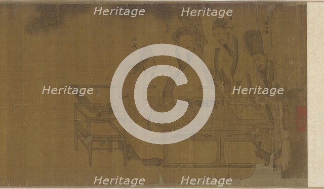 Elegant Gathering in the Western Garden, Ming dynasty, 16th century. Creator: Unknown.