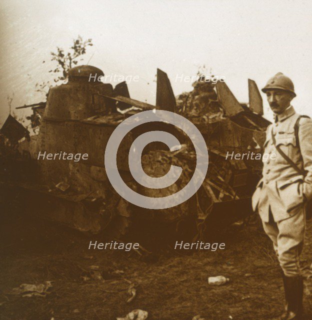 Renault tank, c1914-c1918. Artist: Unknown.