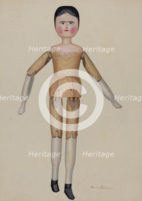 Doll - "Cynthia", c. 1937. Creator: Anne Colman.