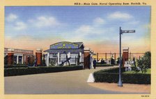 Main gate, Naval Operating Base, Norfolk, Virginia, USA, 1940. Artist: Unknown