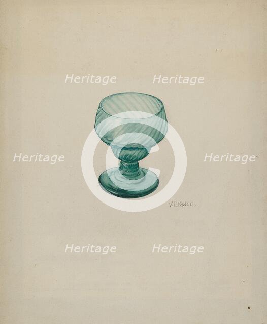 Glass, 1935/1942. Creator: V. L. Vance.