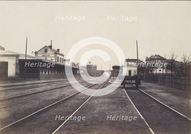 Gare d'Enghien, 1855. Creator: Edouard Baldus.