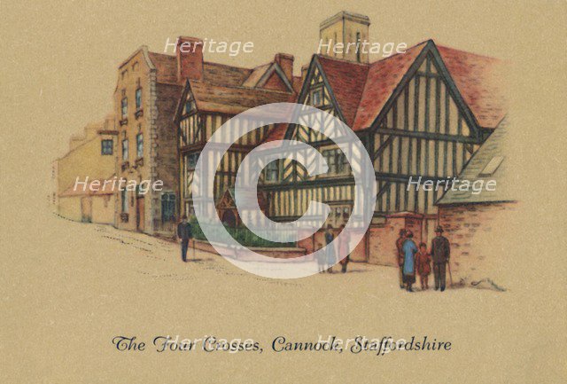 'The Four Crosses, Cannock, Staffordshire', 1939. Artist: Unknown.