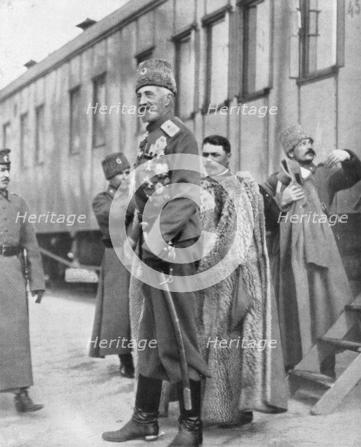 Grand Duke Nikolai Nikolaevich, Russian First World War general, 16-17 March 1917. Creator: Unknown.