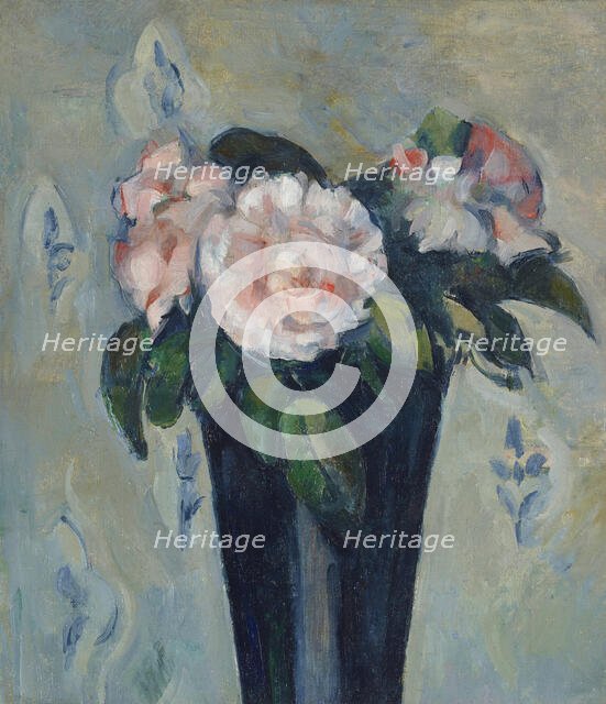 The dark blue vase, c1880. Creator: Cézanne, Paul (1839-1906).