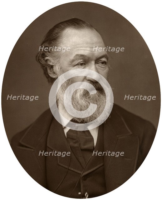 Alfred Elmore, artist and Royal Academician, 1881. Artist: Unknown