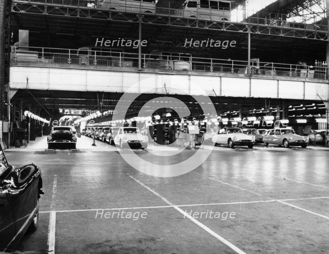 Citroen Production line, 1960. Artist: Unknown