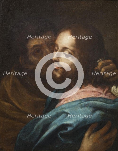 The Kiss of Judas, 17th century. Creator: Dolci, Carlo (1616-1686).