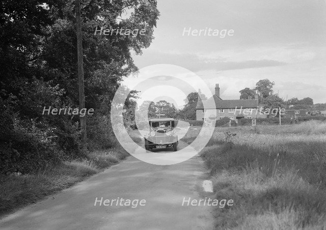 Humber Snipe taking part in a First Aid Nursing Yeomanry trial or rally, 1931. Artist: Bill Brunell.