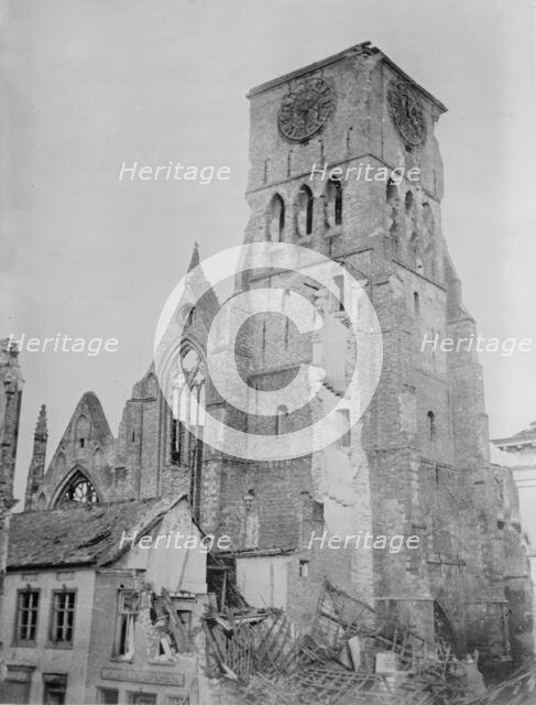 Church of St. Jean, Dixmude, between c1914 and c1915. Creator: Bain News Service.
