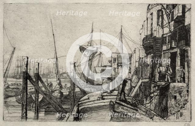 The Limehouse, 1871. Creator: James McNeill Whistler (American, 1834-1903).