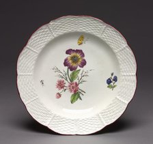 Plate (Assiette), c. 1757-60. Creator: Chantilly Porcelain Factory (French).