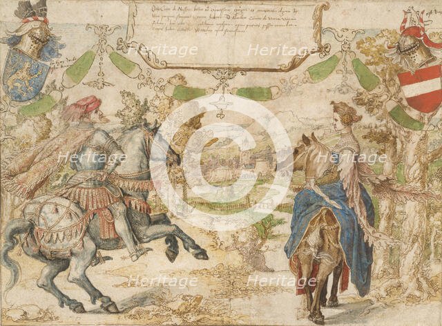 Otto, Count of Nassau and his Wife Adelheid van Vianen, 1530-35. Creator: Bernaert van Orley.