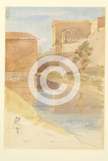 Clitunno, 1824. Creator: James William Giles.