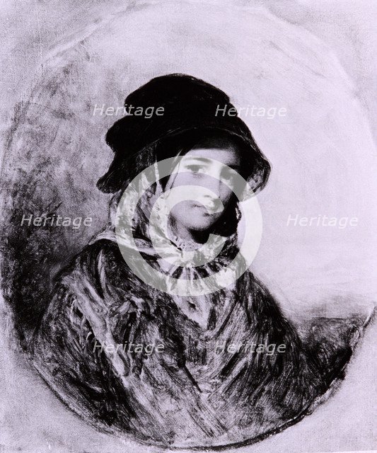 The Pretty Peasant, 1838. Artist: Charles Baxter