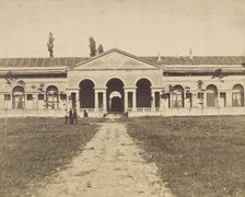 Palazzo Te, Mantua - view from the north-west..., between 1870-1880.  Creator: Unknown.