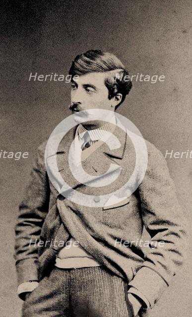 Portrait of the artist James Tissot (1836-1902) , Between 1864 and 1870. Creator: Bingham, Robert Jefferson (1824-1870).