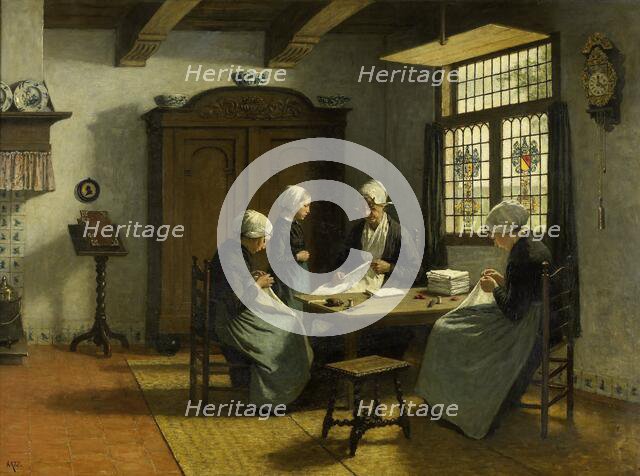 In the Orphanage at Katwijk-Binnen, c.1870-c.1890. Creator: David Adolf Constant Artz.