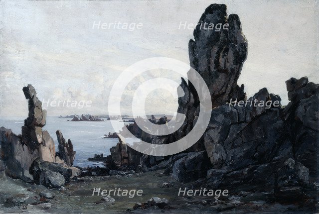 'Island of Ushant', 1885. Artist: Emmanuel Lansyer