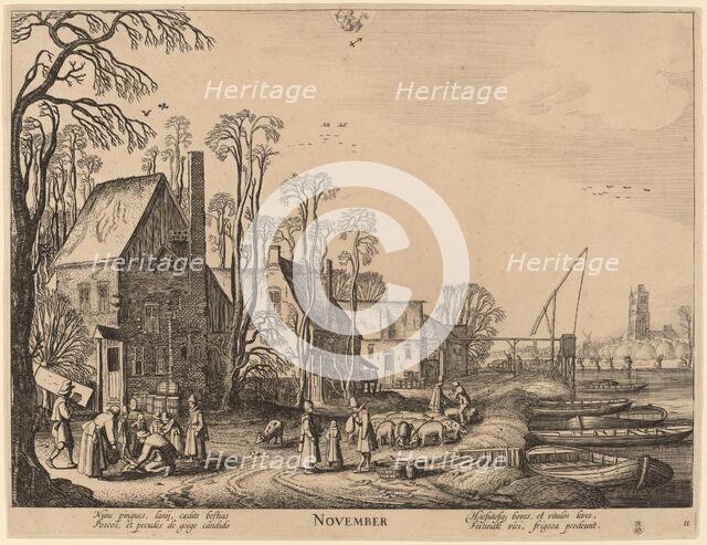 November. Creator: Jan van de Velde II.