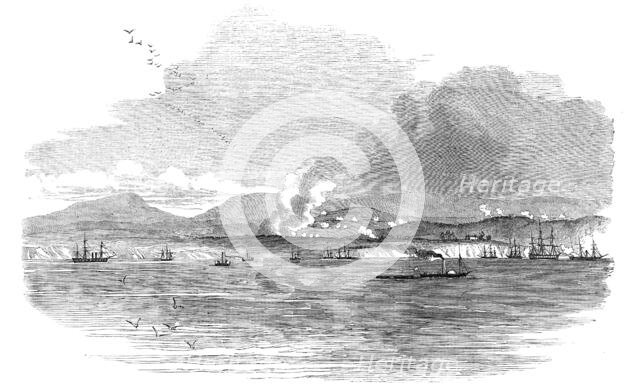 The Battle of the Alma, sketched from the Deck of "The Star of the South", 1854. Creator: Unknown.
