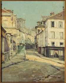 Rue Norvins in Montmartre, c1899. Creator: Charles Jean Coussediere.