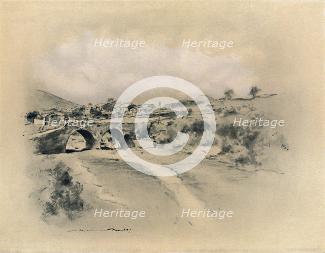 'A Mexican Village', 1903. Artist: Mortimer L Menpes.