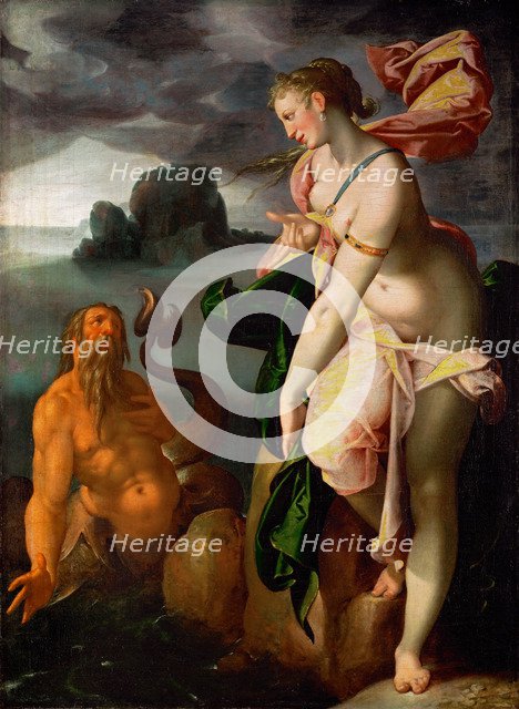 Scylla and Glaucus, ca 1580-1582. Artist: Spranger, Bartholomeus (1546-1611)