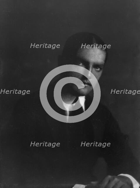 Bouvier, J.V., 3rd, Mr., portrait photograph, 1916. Creator: Arnold Genthe.