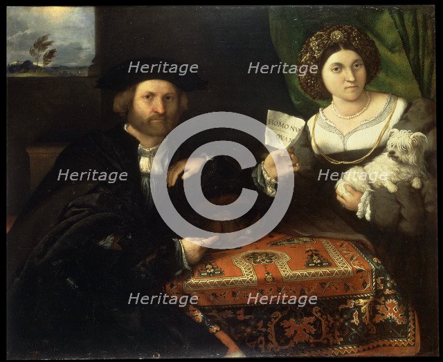 'Family Portrait', c1523. Artist: Lorenzo Lotto