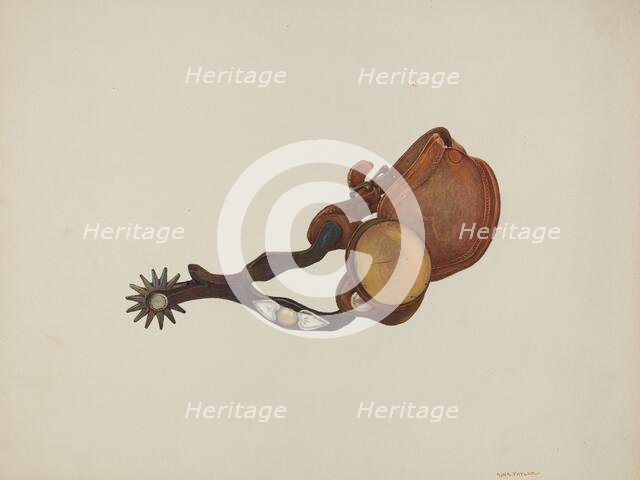 Spur, c. 1940. Creator: Robert W.R. Taylor.