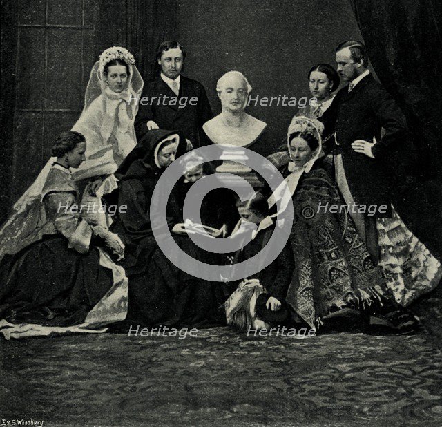 'A Royal Family Group', 10 March 1863, (c1897). Creator: E&S Woodbury.