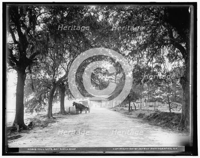 Toll gate, Bay Shell Road, Mobile, Ala., c1901. Creator: Unknown.